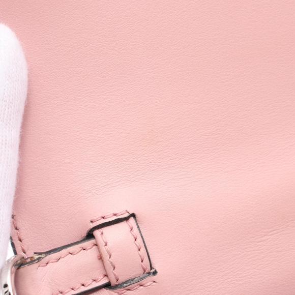 Prada City Calf Shoulder Bag Leather Pink Black - Picture 10 of 10